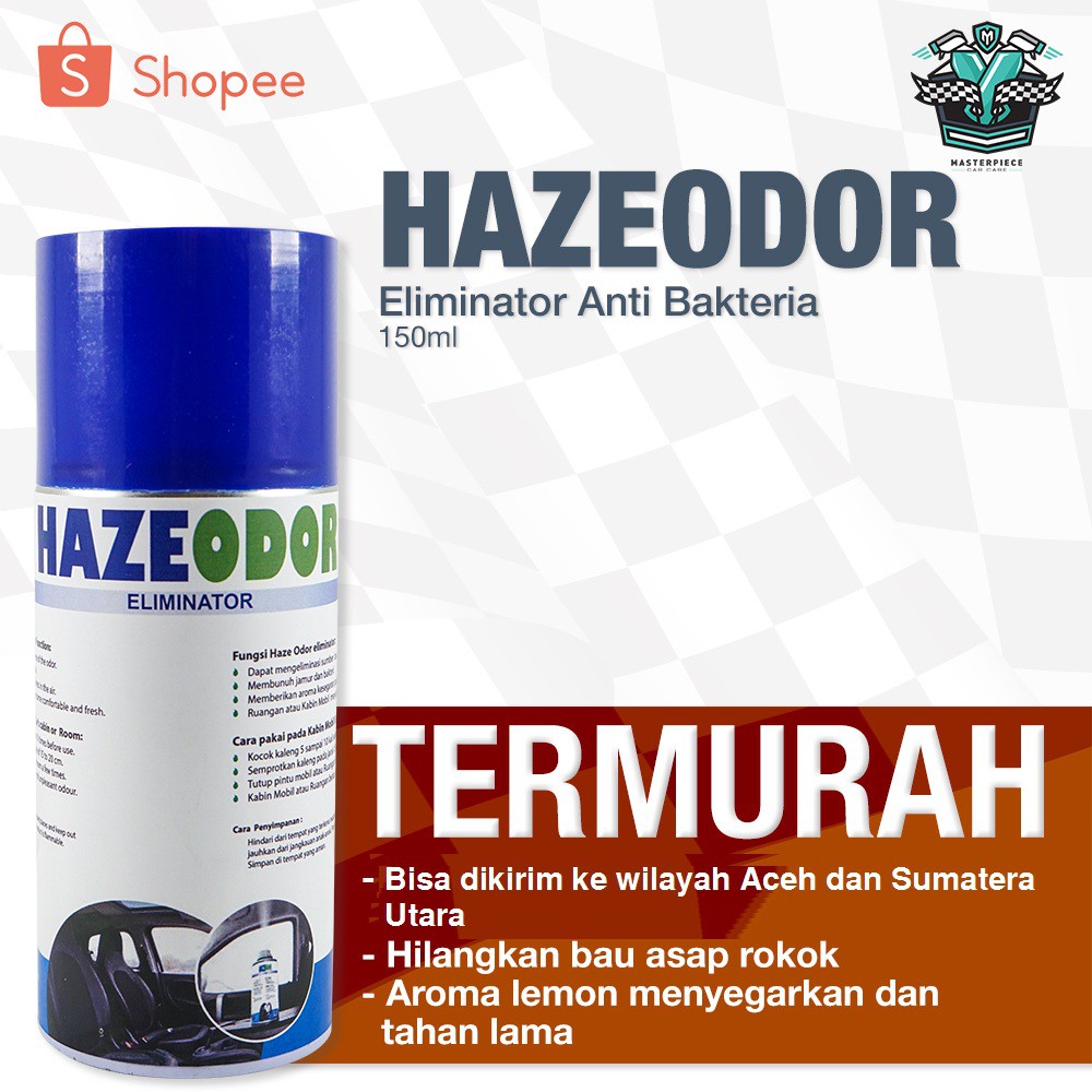 Hazeodor Eliminator Anti Bakteri - Basmi Bau Rokok Apek Dan Serap Debu