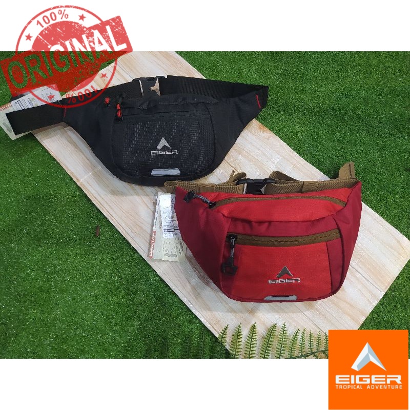 EIGER1989 TAS SELEMPANG GRADIENT L 1F WAIST BAG PRIA WANITA 910005413 ORIGINAL
