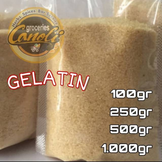 

Gelatin Bubuk Gelita Halal / Gelatine Powder Import - kemasan 100 gr