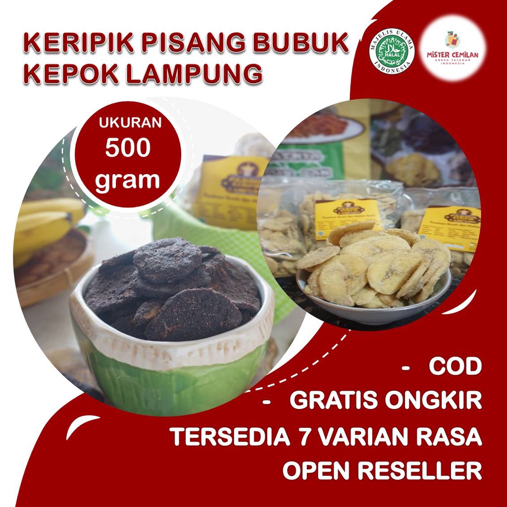 

500GRAM KERIPIK PISANG BUBUK BY.MISTER CEMILAN