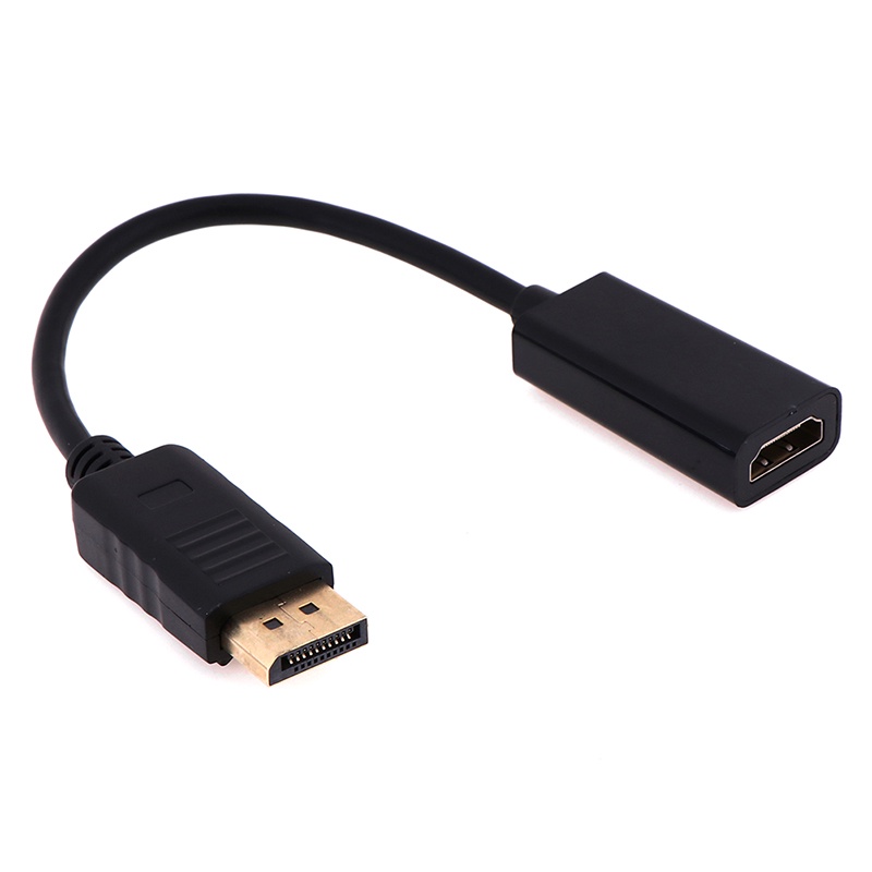 {LUCKID}DP Display Port Male To HDMI Female Cable Converter Adapter