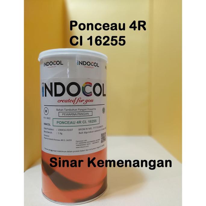 

Diskon Pewarna makanan Indocol Ponceau 4R CI 16255; 1 kg Diskon