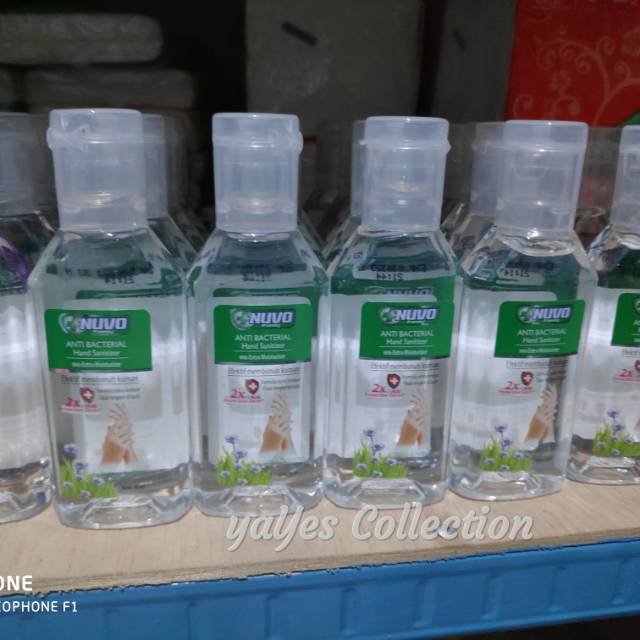 Nuvo hand sanitizer 50 ml cuci tangan tanpa bilas antiseptik bunuh kuman handsanitizer