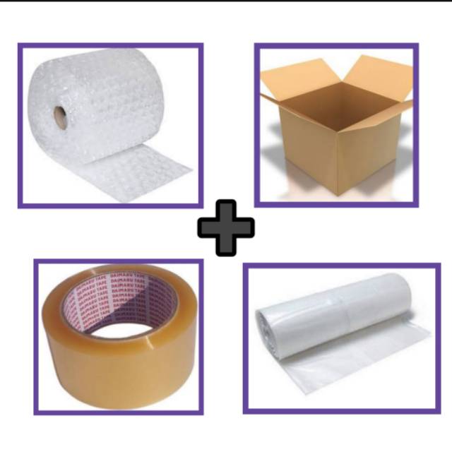 

Packing KARDUSBARU PLUS PACKING Bubble Wrap BARU SOLATIP DAN PLASTIK l