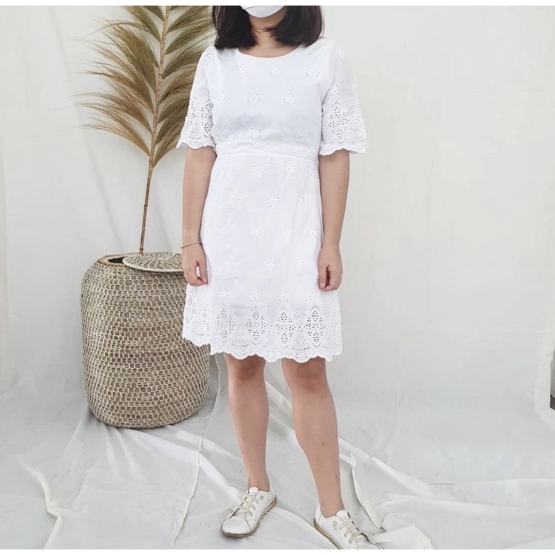 Embroidery Cotton Dress