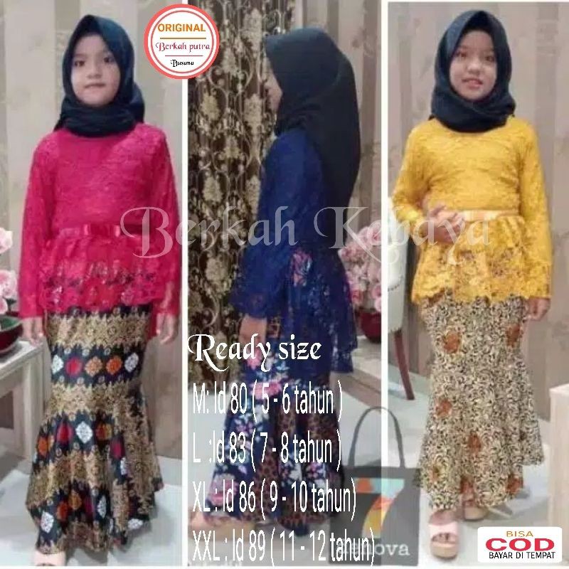 KEBAYA ANAK / KEBAYA WISUDA / KEBAYA KARTINI / KEBAYA ANAK SD