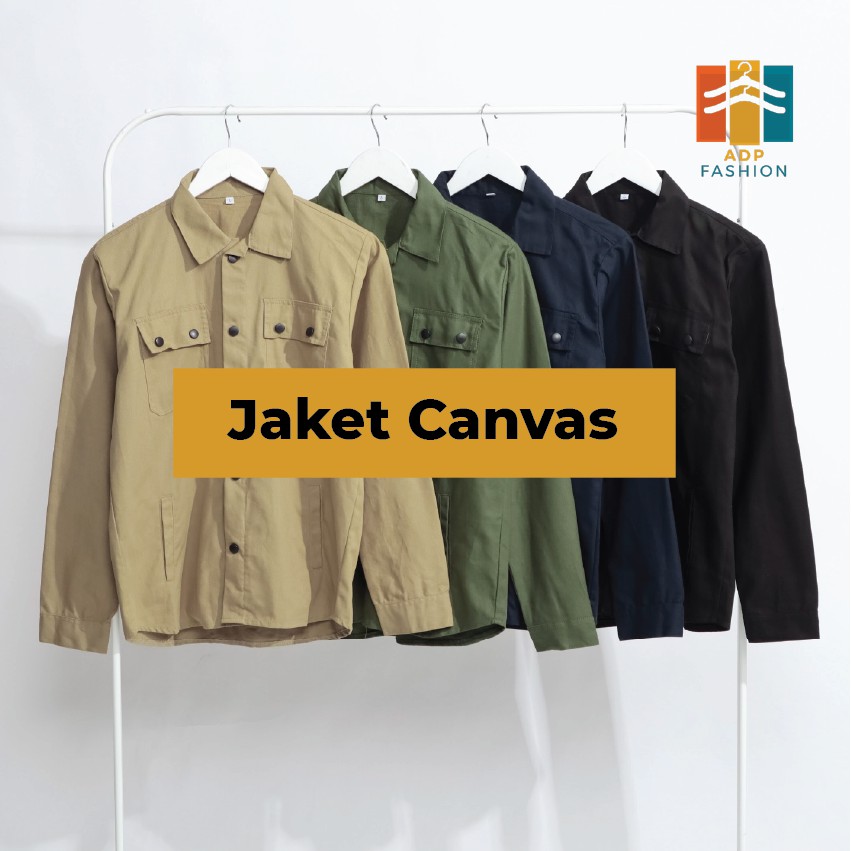 Jaket Canvas Semi Parka