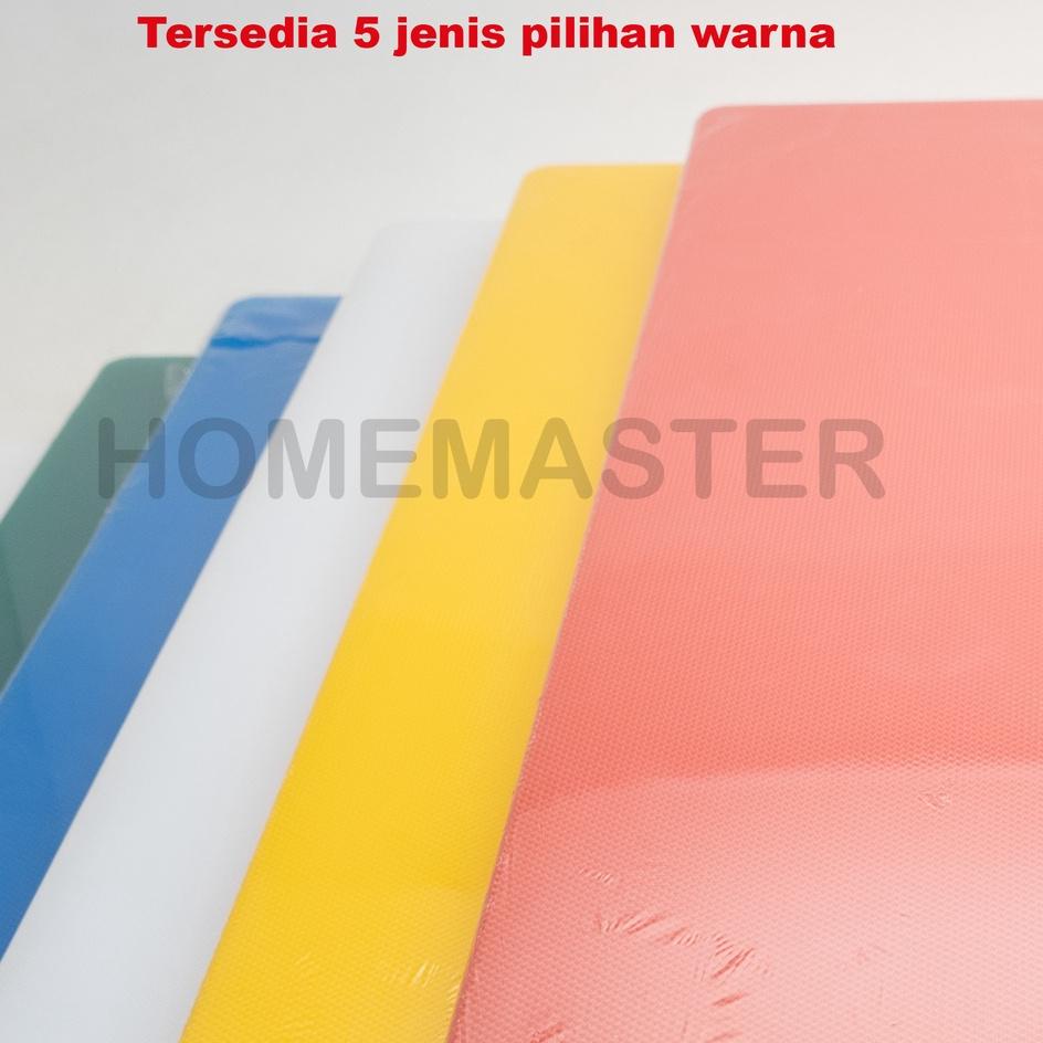 Promo Viral HomeMaster Talenan/Cutting Board Plastik/HDPE Warna Tebal 2 Cm 40x30x2 SC40302