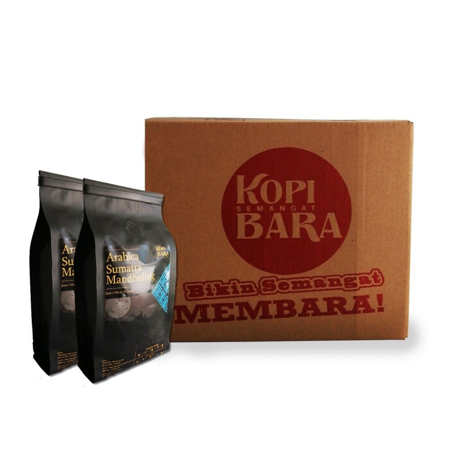 

Kopi Mandheling Sumatra Arabica KOPI BARA 10Pcs @1Kg