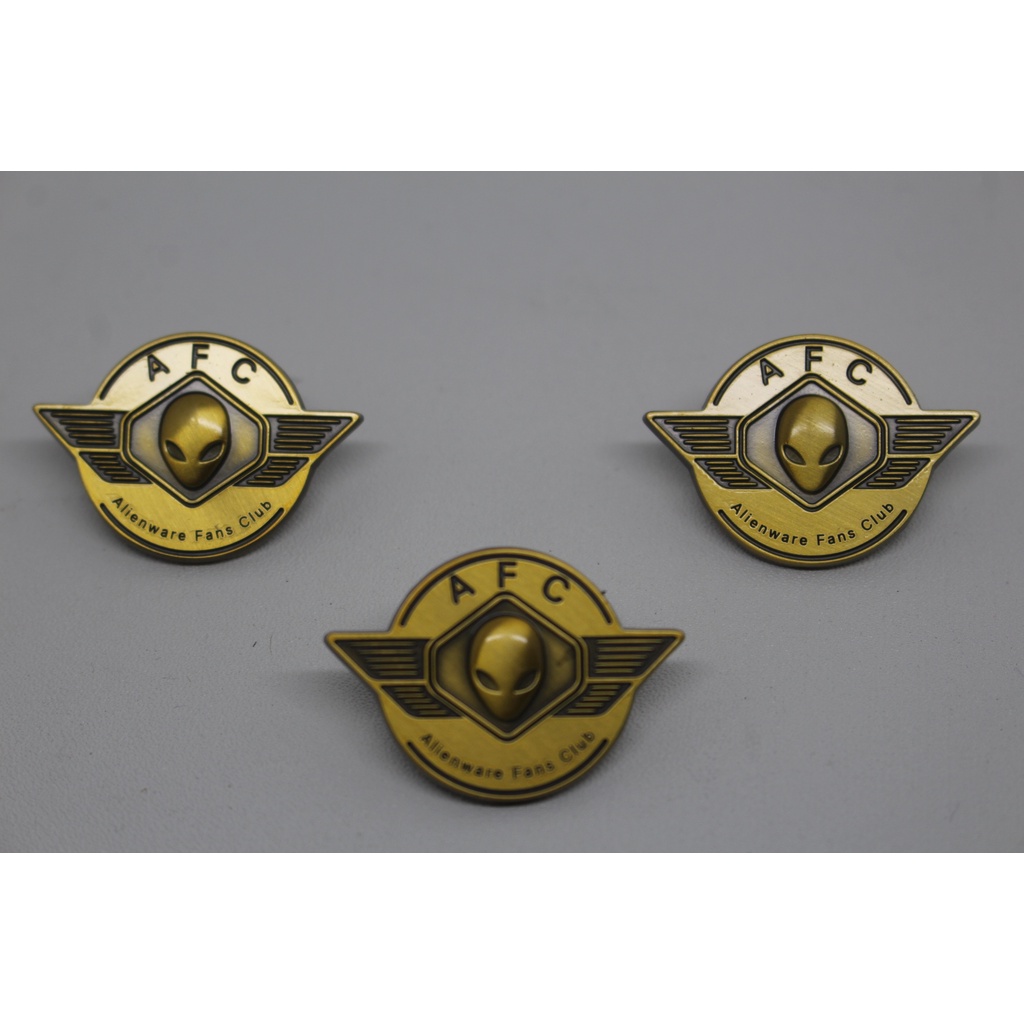 Pin Badge Alienware Fans Club Metal Material