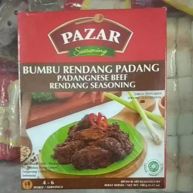 pazar bumbu rendang Padang 100 gram