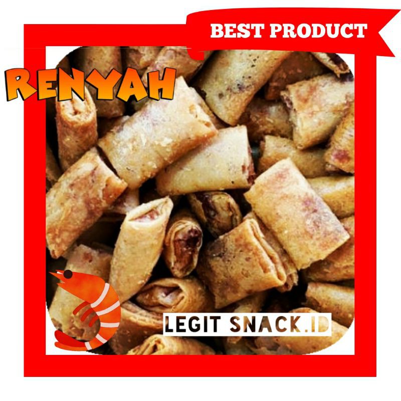 

Ay00! Sumpia Jumbo Full Ebi / Snack Sumpiah Udang 250 Gram