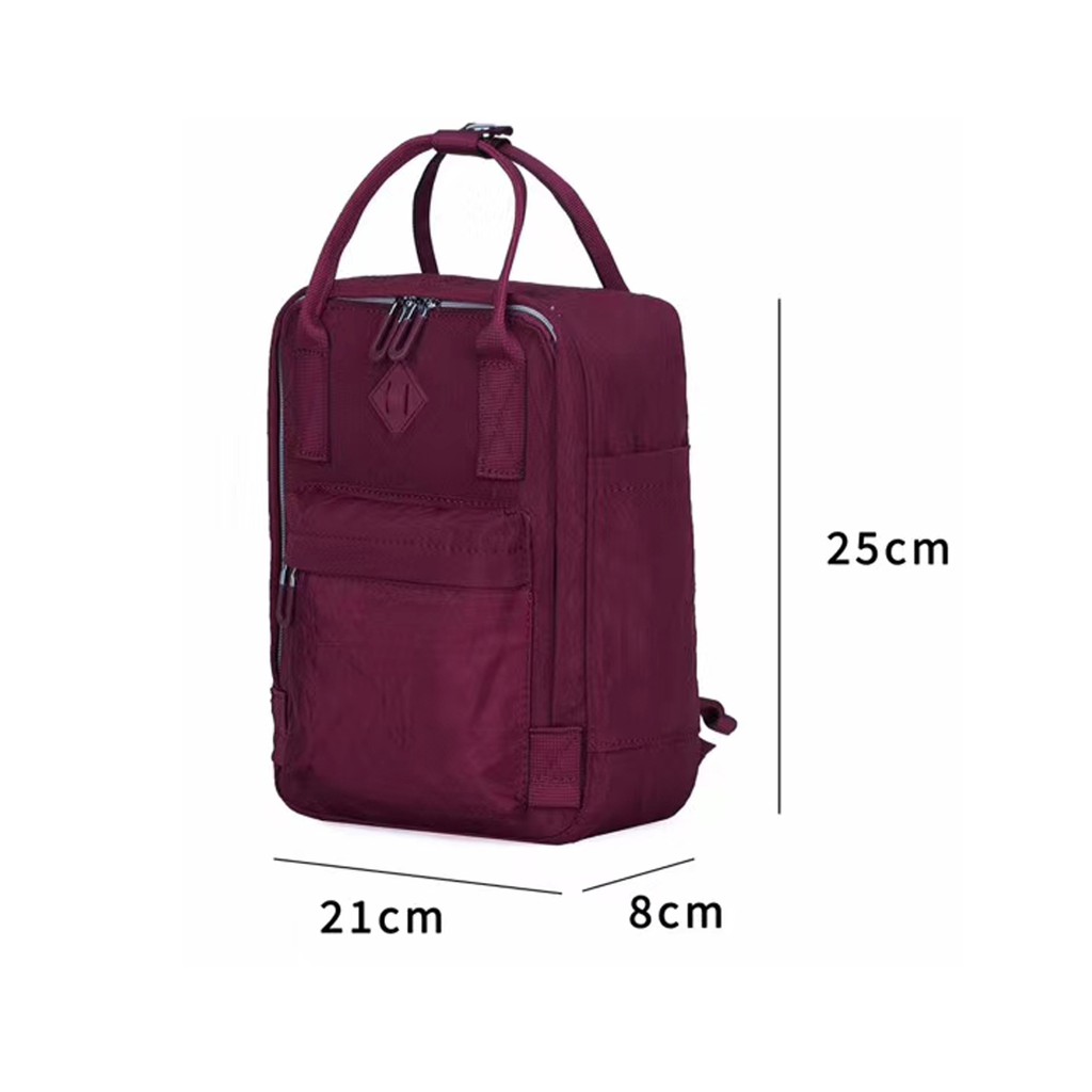 Tas Ransel Wanita Import Basic Color 3514 / Backpack Wanita Model Kanken Bahan Kipling