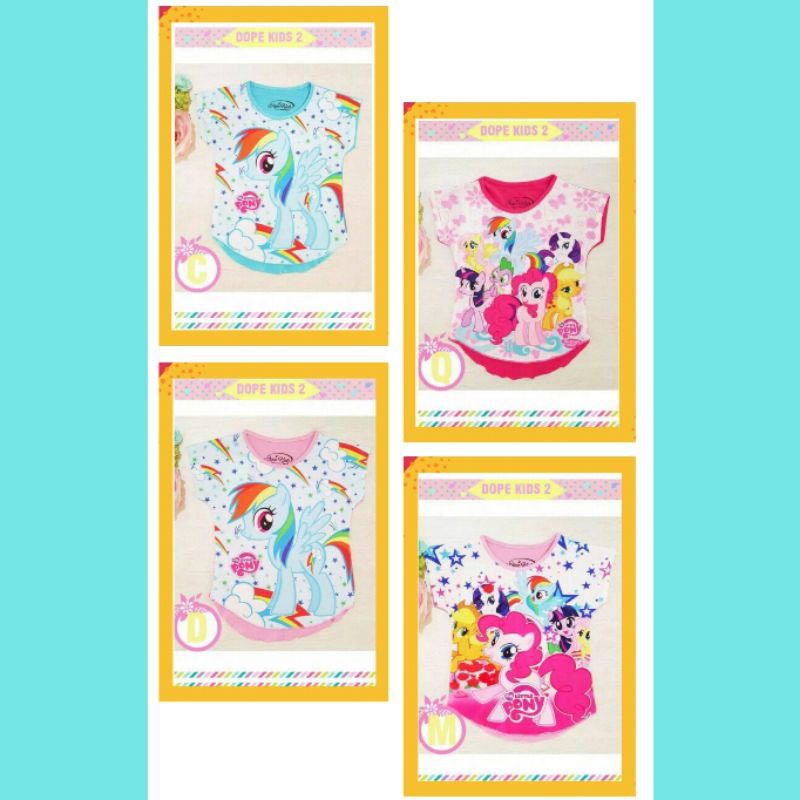 Kaos Anak Teen Little Pony Dope Kids