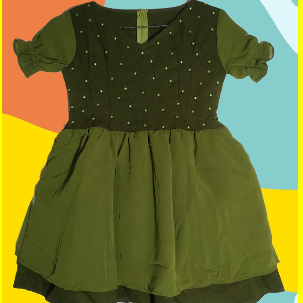 Dress Brukat Anak Tanggung Baju Brukat Anak Perempuan Dress Pesta Brukat Anak Perempuan Baju Pesta B