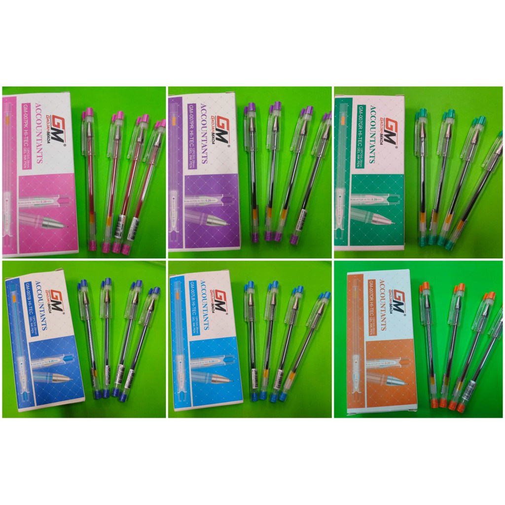 

ballpoint hitech gm / koala warna satuan hi tech color satuan mata 0.28 mm