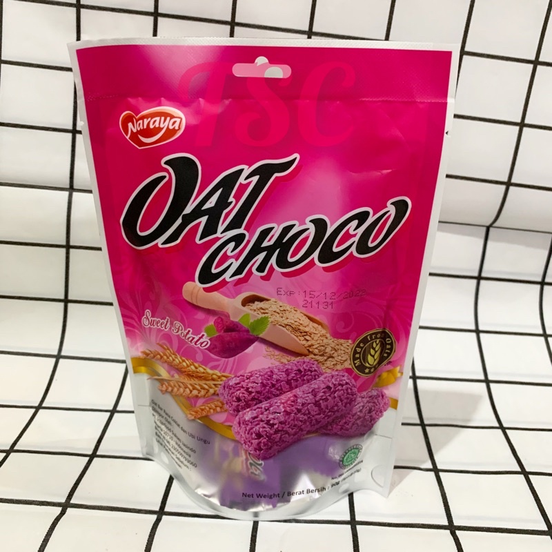 

Naraya Oat Choco Sweet Potato 90gr / Naraya Oat Sweet Potato