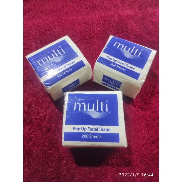 Tisu Multi 200 sheets 2ply Facial Tissue Promo Ramadhan