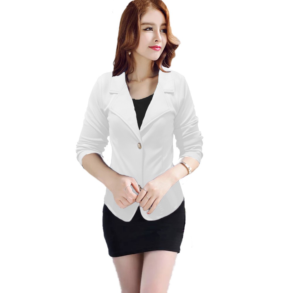 Blazer Kerja Tangan Panjang Gaya Korea Wanita dewasa - XSHOP Beatrice