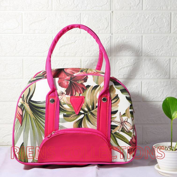 RIENS COLLECTIONS. TRAVEL BAG TAS TRAVELLING KANVAS UKURAN S 32X25X18CM