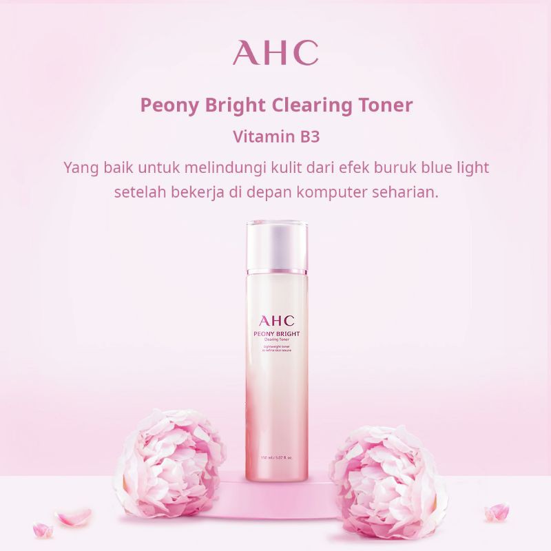 AHC Peony Bright Clearing Toner