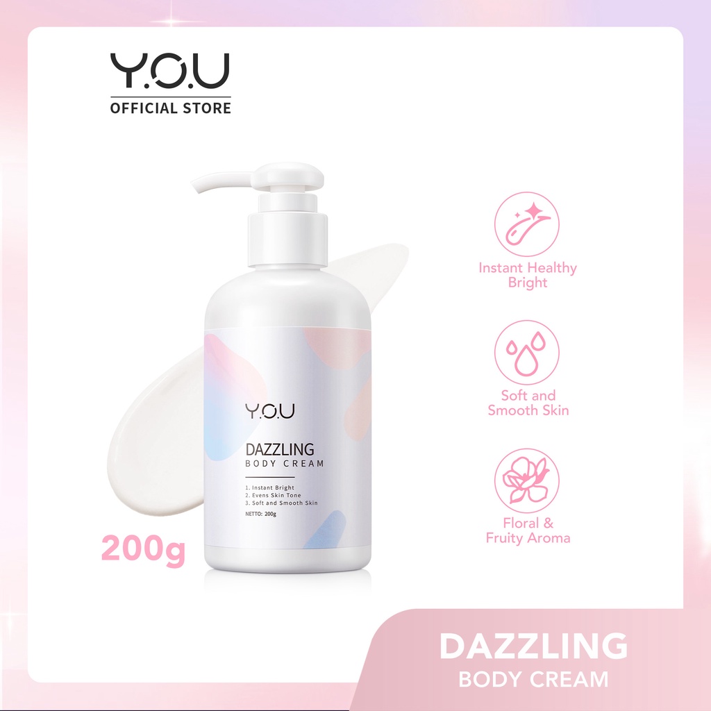 ⭐️ Beauty Expert ⭐️ You Dazzling Tone Up Face Cream / Krim Wajah | Tone Up Body Cream (Kulit Cerah Seketika)