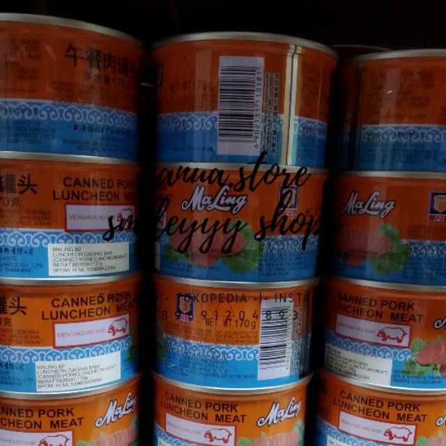 

Maling pork 170gr luncheon meat