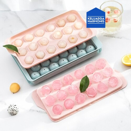 Cetakan Es Batu Bulat 33 Cetakan 33 Round Ice Cube Tray