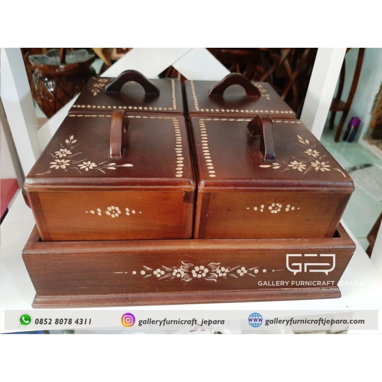 Toples Permen Plus Nampan Isi 4