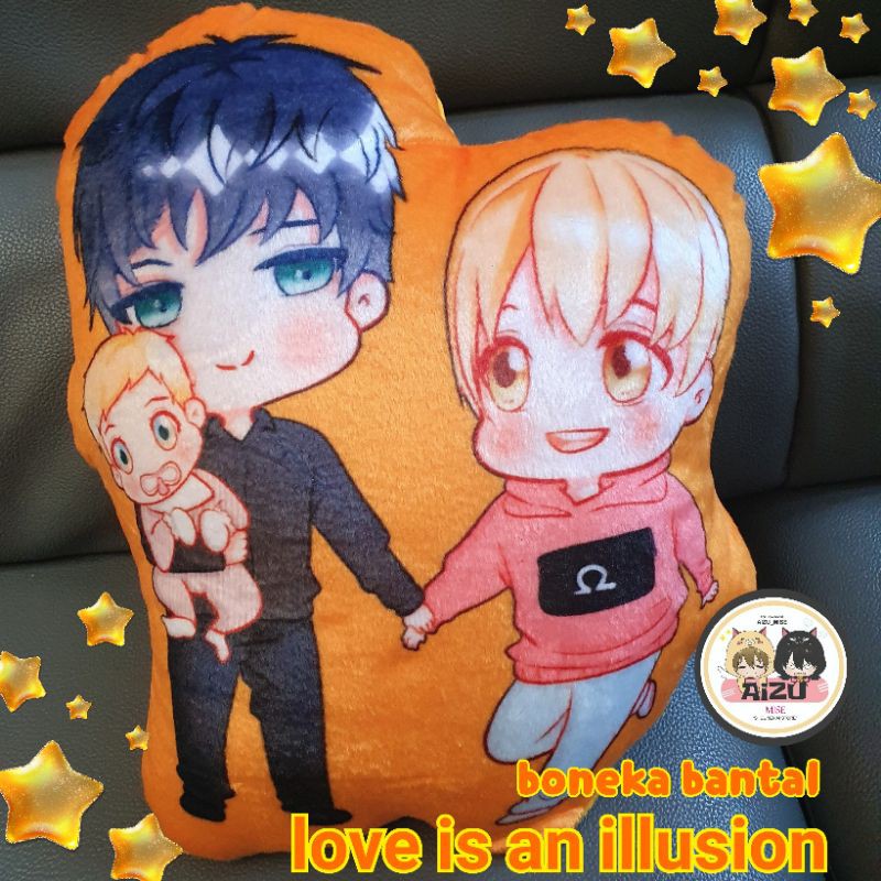 Boneka bantal manga/mahwa/webtoon love is illusion yaoi/shounen ai/bl