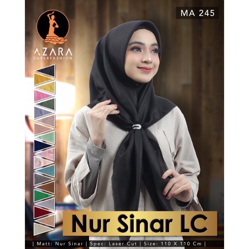 NUR SHINAR LASER / JILBAB GLAMOUR / SEGIEMPAT SHINAR