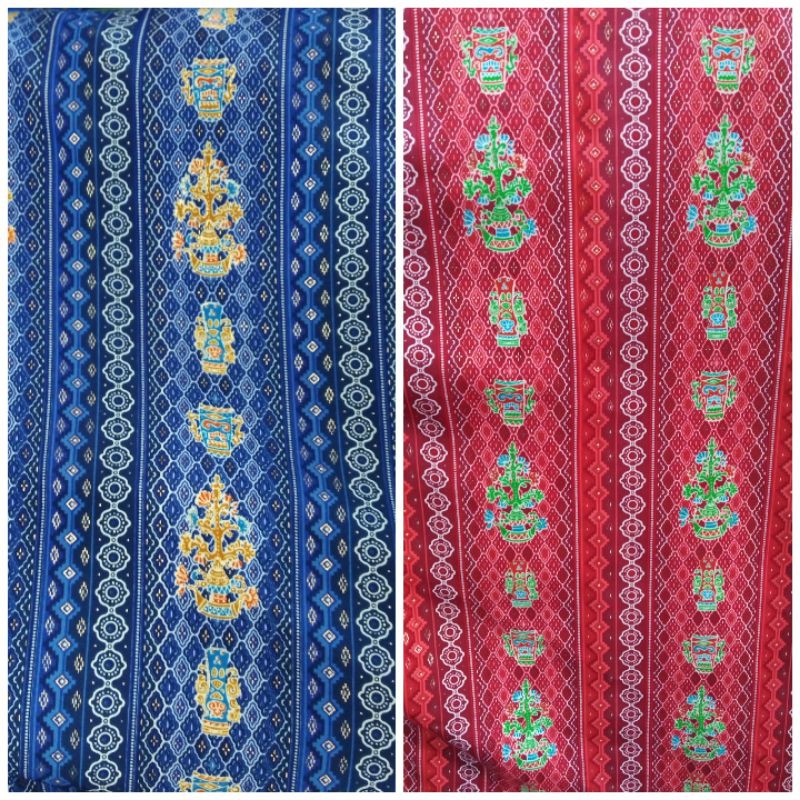 Kain Batik Kalteng Salur Motif Batang Garing khas Dayak KBKP-07