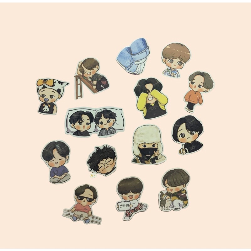 

STICKER BTS CARTOON PRICY