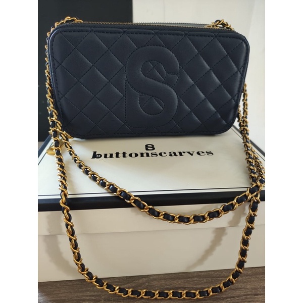 preloved yura bag navy