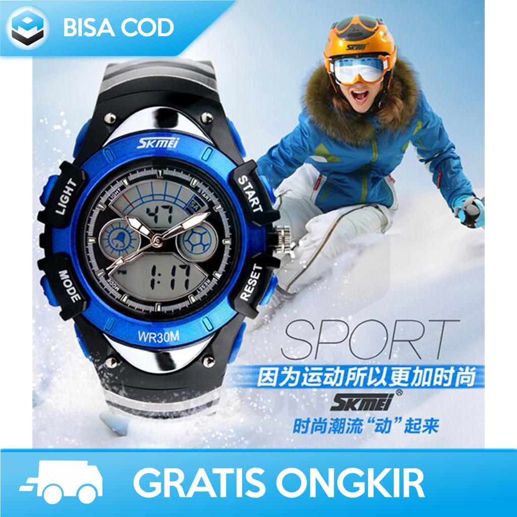 JAM TANGAN ANAK LAKI LAKI ANTI AIR SPORT SKMEI AD0998 - JAM TANGAN SPORTY PRIA ORI MURAH