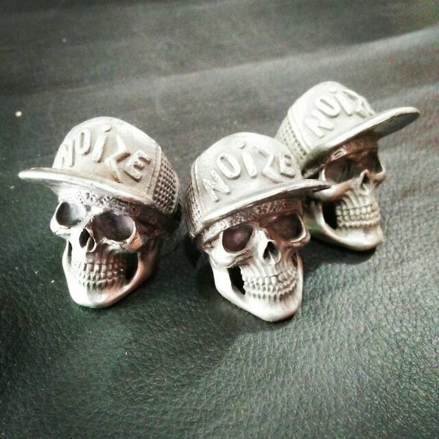 Cin-cin Tengkorak | Skull Ring Brand Lokal Original DRACO