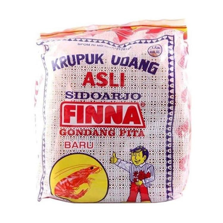 

FINNA Krupuk Udang Gondang Pita Asli Sidoarjo 500gr - FINNA Kerupuk Udang-indonesia