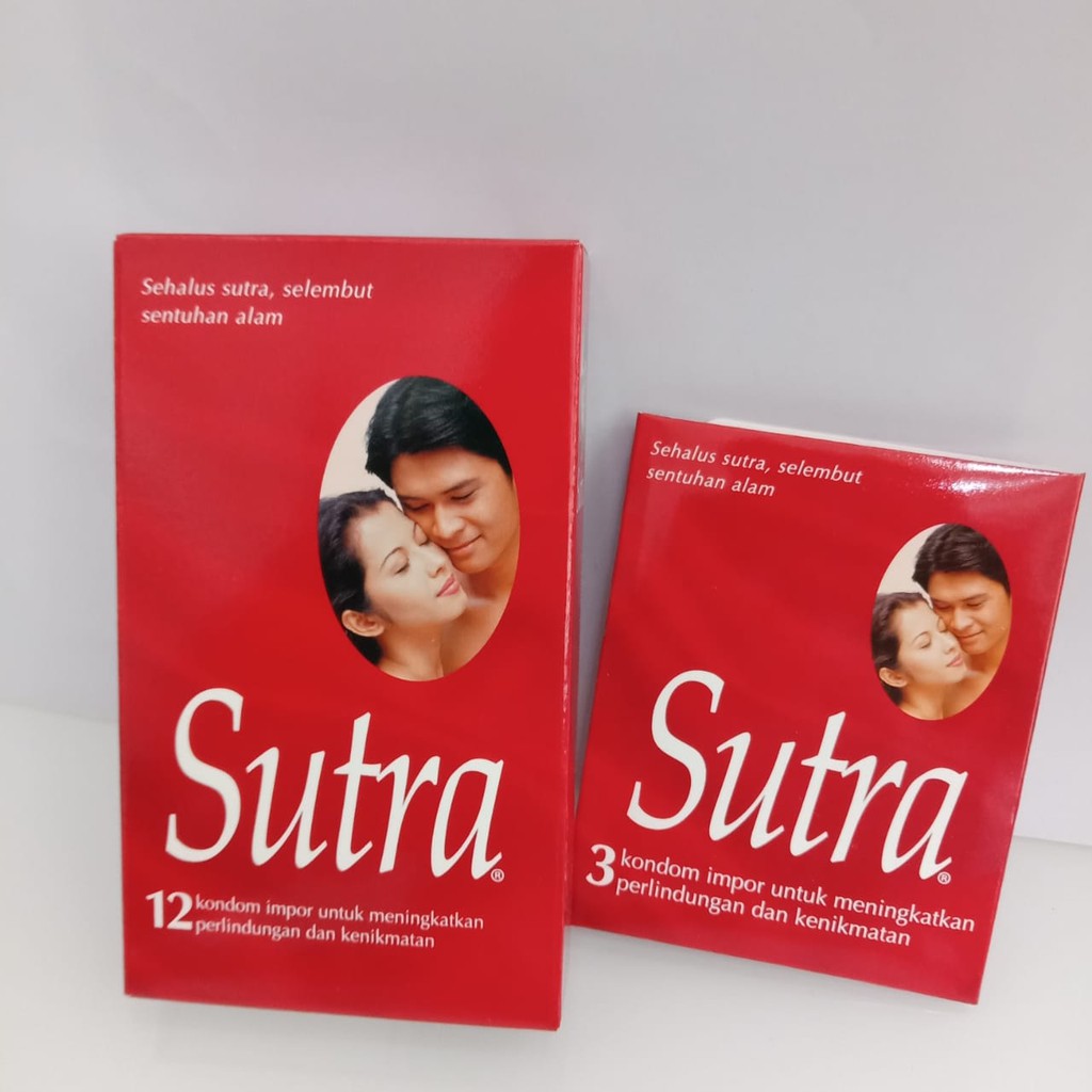 Kondom Sutra isi 12 | Sutra Merah | Sutra OK Hitam