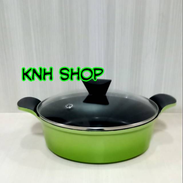 Panci Neoflam Venn 26cm warna hijau muda