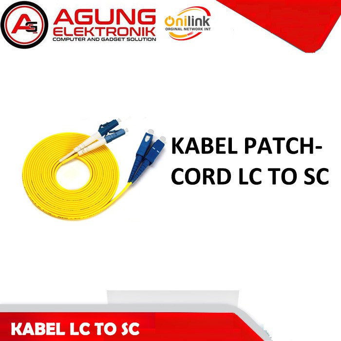 Kabel Patchcord/Patch Cord Fiber Optic SC-LC