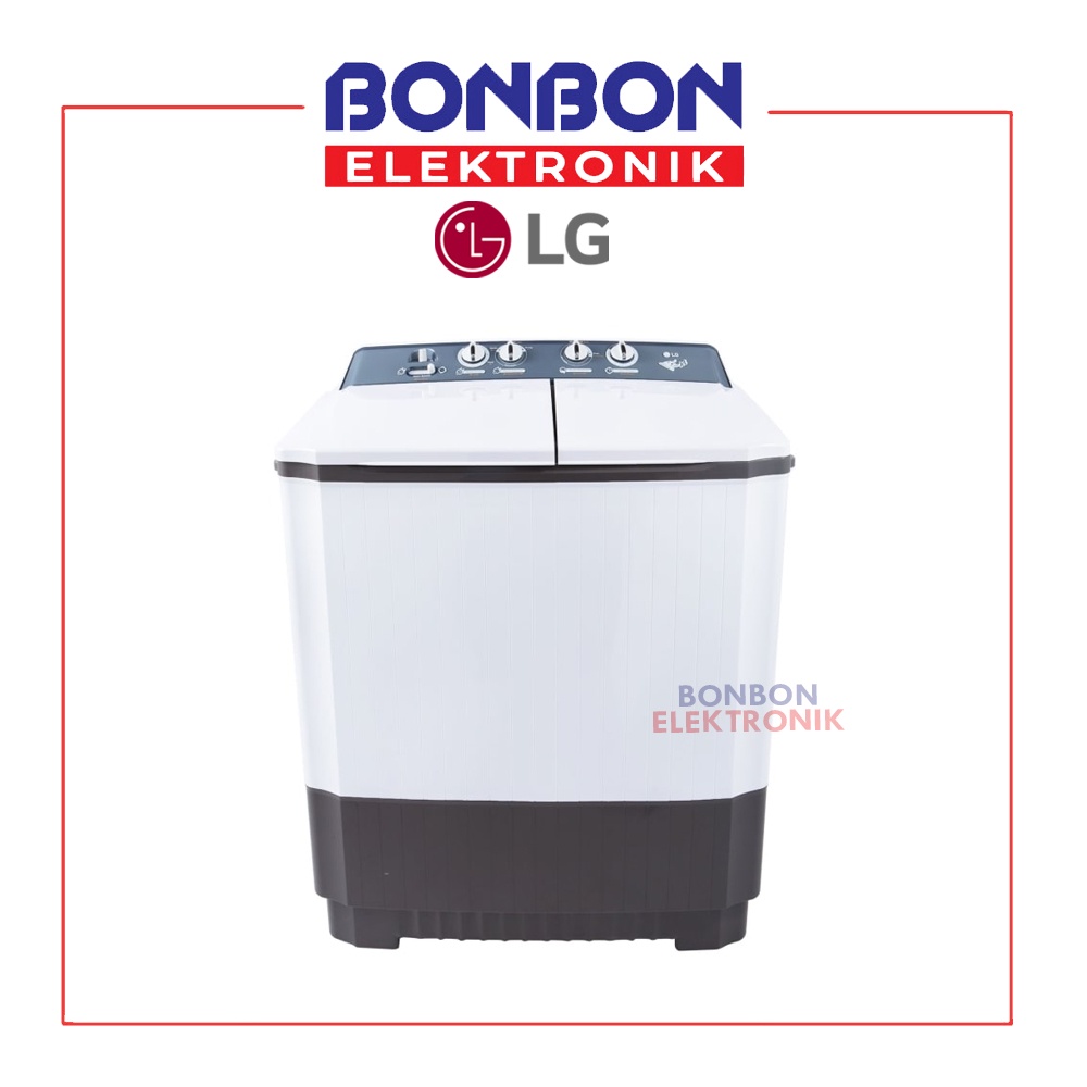 LG Mesin Cuci 2 Tabung 8,5 KG P8500R Semi Auto Washer