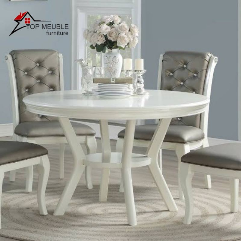 MEJA MAKAN PUTIH MEJA MAKAN JATI MEJA MAKAN MURAH