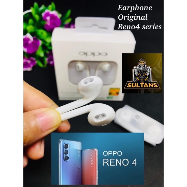 GROSIR HANDSFREE OPPO HF RENO 2 3 4 5 COLOKAN 3.5MM ASLI SUARA JERNIH MANTAP