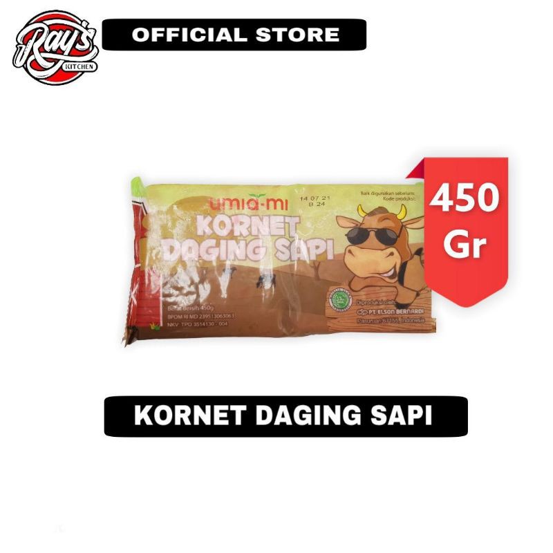 

Umia-mi Umiami Kornet Daging Sapi 450gr - Beef Kornet By Bernardi