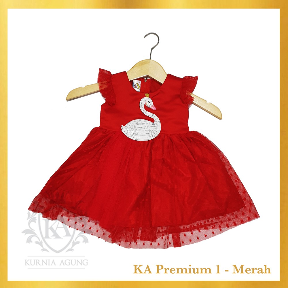 Baju Bayi Perempuan 0 - 18 Bulan Gaun Bayi Dress Bayi  Baju Pesta Anti Panas Premium 1