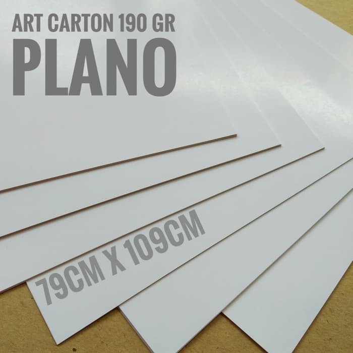 

Kertas Art Carton 190 Gsm Uk Plano 79 cm X 109 cm Free Costom Size