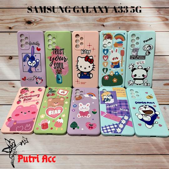 SAMSUNG GALAXY A33 5G SOFTCASE MOTIF SILICONE SAMSUNG GALAXY A33 5G