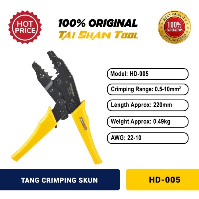 TaiShan Tang Crimpping Skun - Tang Press skun manual HD005