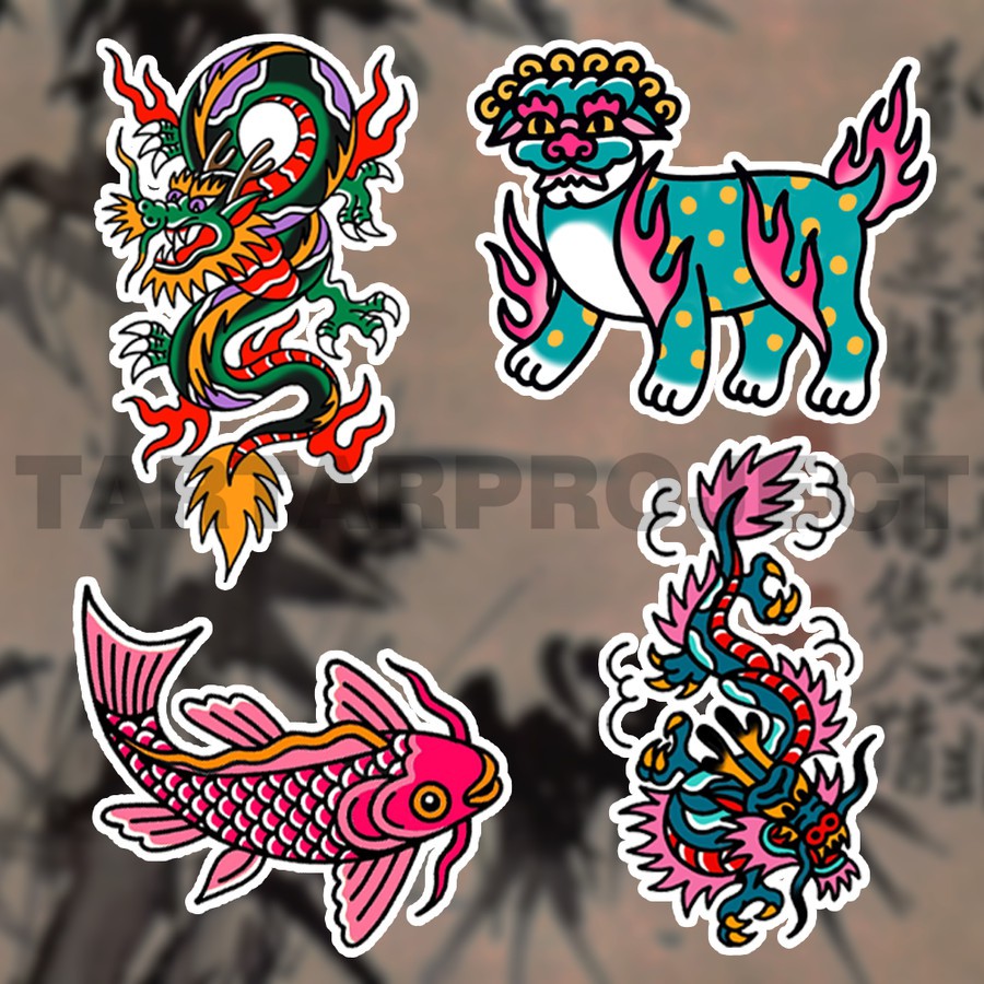 

Sticker Stiker Vinyl/Handphone/Motor/Mobil/Aesthetic - Chinese Myth