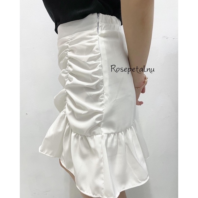 skirt korean / rok mini korea / korean ruffle skirt / rok korea / rok kerut mini / rok serut